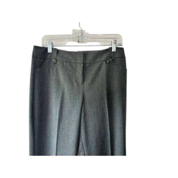 The Limited Cassidy Fit Gray Flat Front Wide Leg Pants Women's Size 8 Long Tall - Picture 2 of 6
